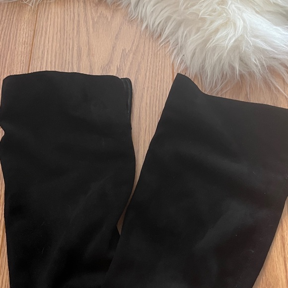 ZARA | Suede Over The Knee Block Boots Sz EU 39 (US 8.5) - Picture 7 of 7
